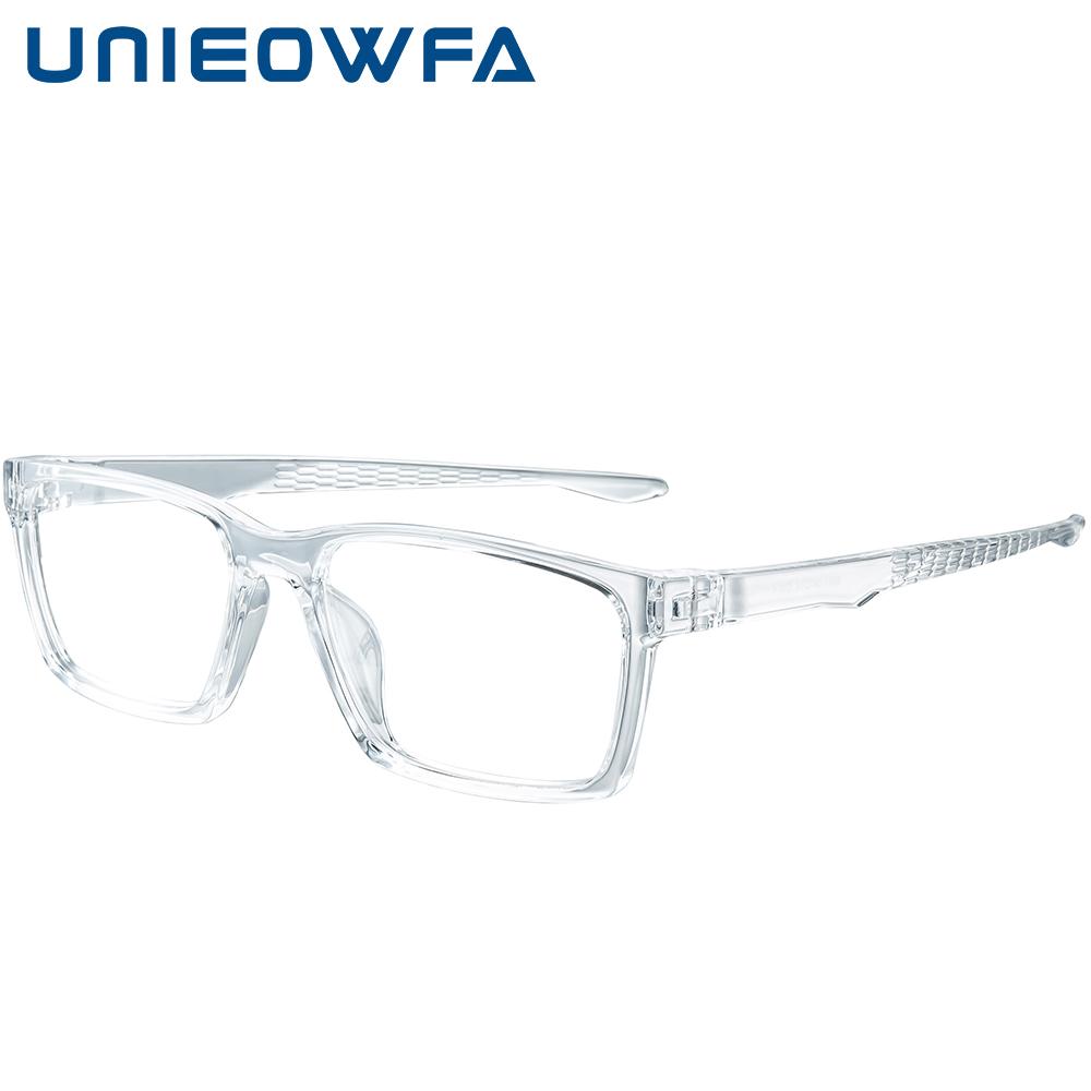 

UNIEOWFA квадратные спортивные очки по рецепту мужские мультифокальные прогрессивные очки мужские TR90 высокая близорукость оптические очки бренд Single Version&1.56&None