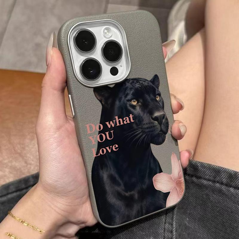 

Black Panther Head Design With Floral Case For Samsung Galaxy S25 Ultra Cases S24 FE S23 S22 Plus A16 A26 A36 A56 A55 A54 Cover Galaxy A13 4G