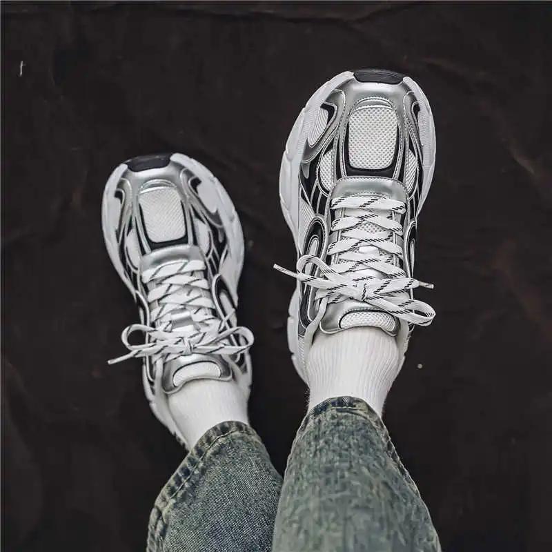 Móda Parkour Nízké Pánské Šaty Na Ples Podpatky Elegantní Ležérní Boty Krajka Basketbalové Tenisky Sport Nejprodávanější Twnis Sportovní Koláč