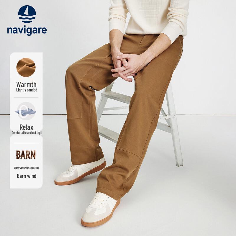

Navigare Men s Barn Style Straight-Leg Cargo Trousers 35