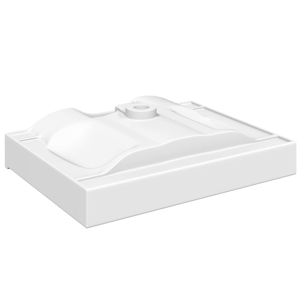 Luxury Ceramic Wash Basin Rectangular White with Faucet Hole 60 x 46 cm