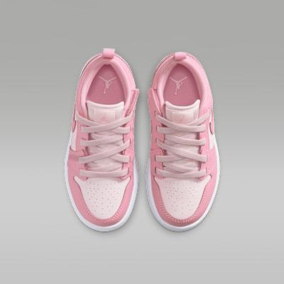 Jordan 1 Low ALT Medium Soft Pink White (PS)