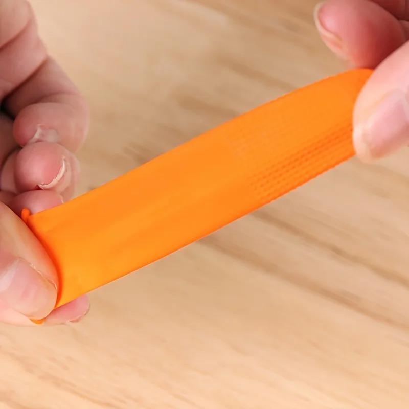 6PCS/Set Garden Silicone Thumb Knife With Anti-Cut Finger Cot Kit, Gardening Pruning Tools For Harvesting Fruits And Vegetables