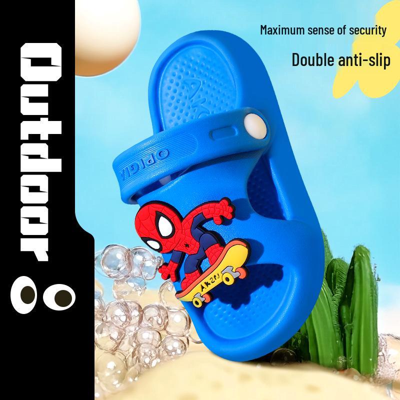 Letnie klapki dziecięce EVA 2025: Antypoślizgowe, Grube Sandały dla Chłopców
