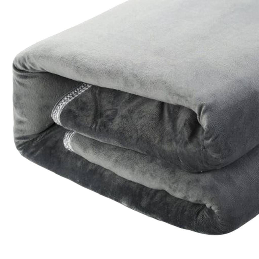 Thicker Electric Heated Blanket Soft Flannel Thermal Cover Warm Comforter for Winter Bedroom Use