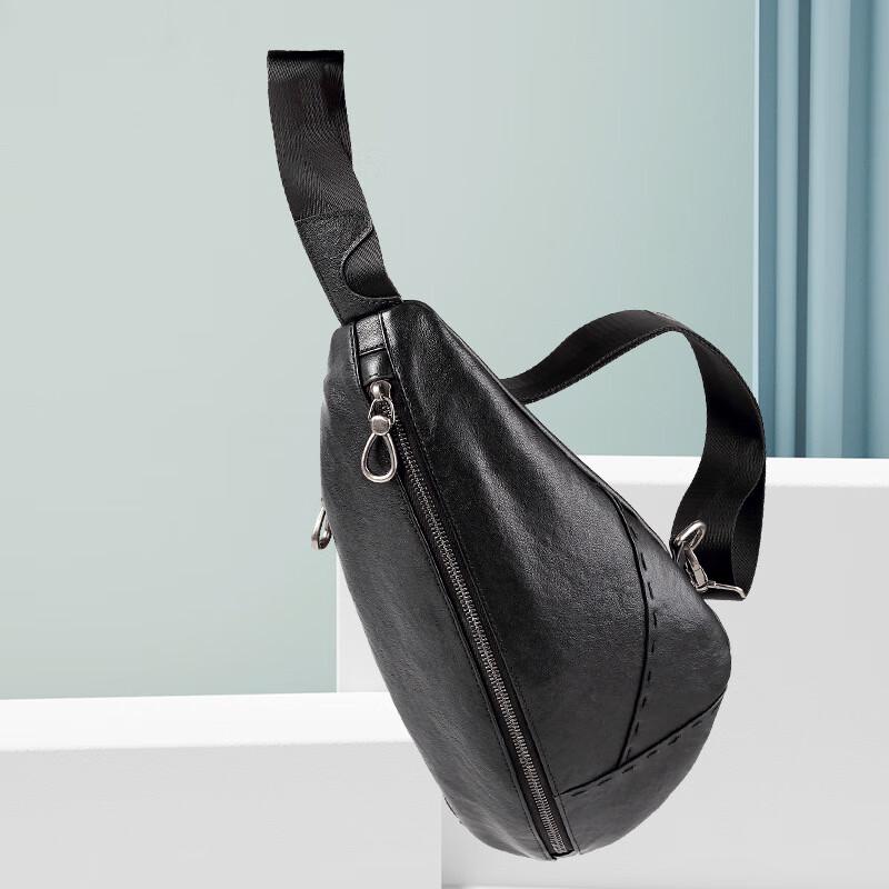 

SCHWARZETIENNE Men s Genuine Leather Crossbody Shoulder Bag