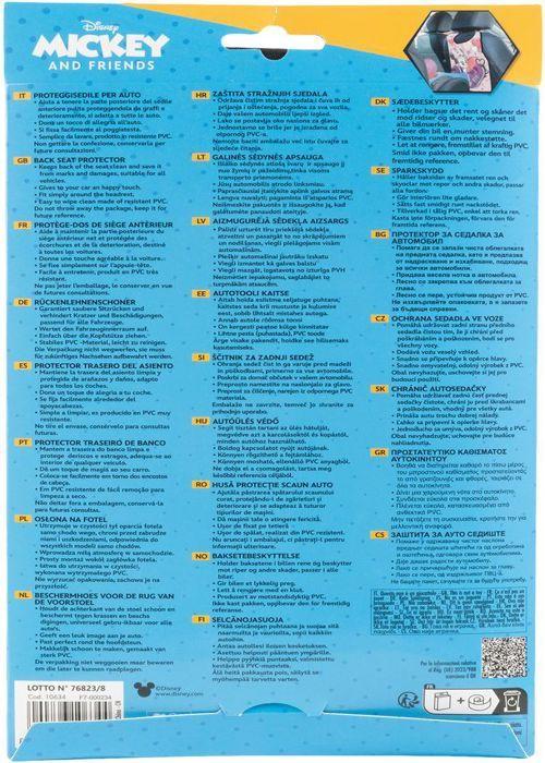 Protection de Siège Auto - TATAWAY - Minnie Mouse - PVC - Fixation Velcro - 45x56 cm