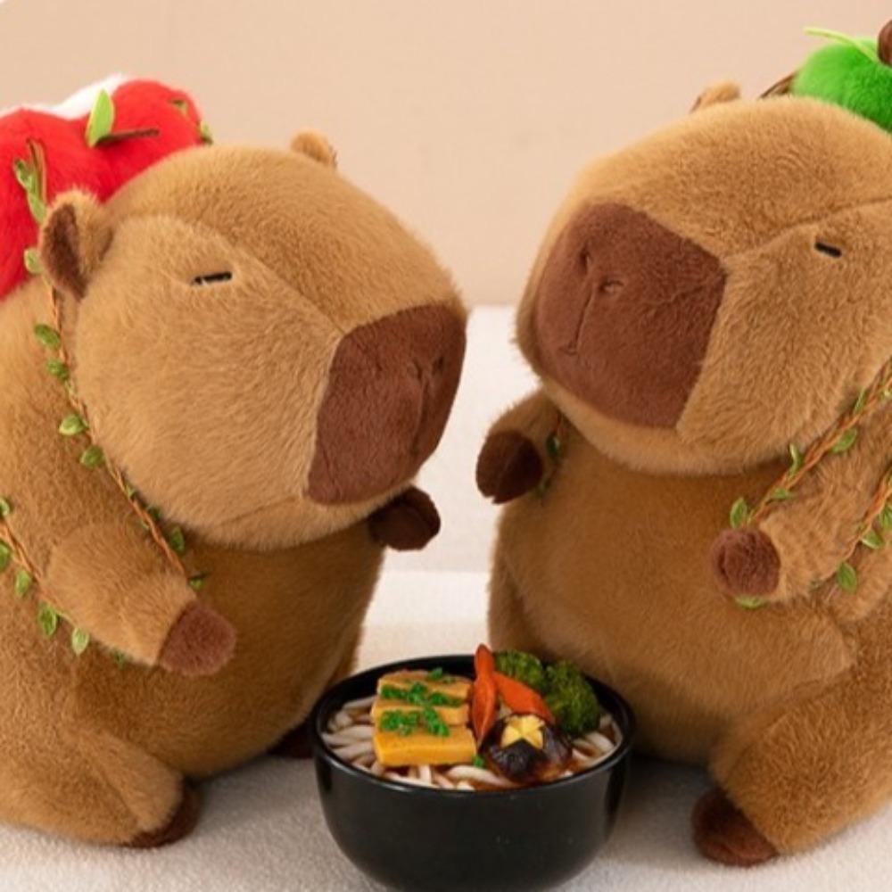 Simulation Capybara Plush Doll Cartoon Capibara Fluffty Doll Capybara Plush Toy Home Decor