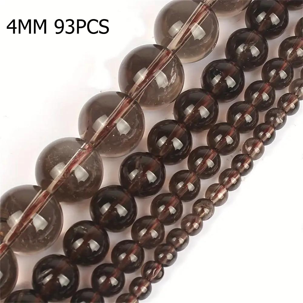 Natural tea crystal loose beads, DIY jewelry accessories, cigarette crystals, tea crystal semi-finished products