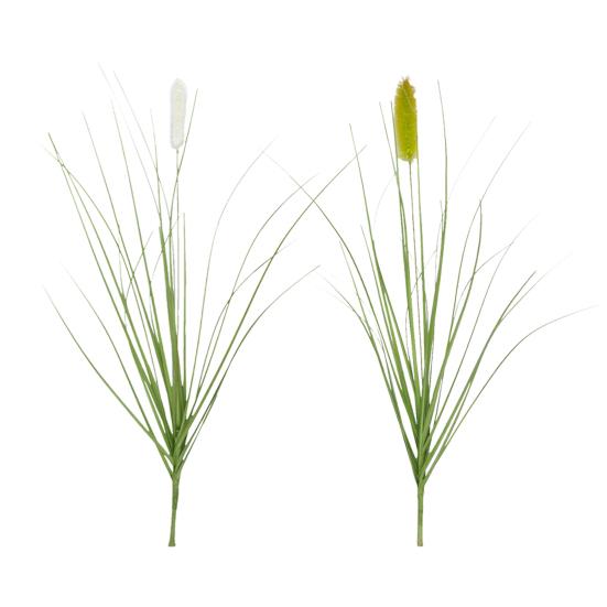 5Pcs Artificial Plants Foxtail Grass Decor Lifelike Faux Greenery Home Decoration for Living Room, Office, Patio Housewarming Gift