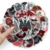 50 Pictures of Individual Dark Gothic Decorative Water Cup Suitcase Computer Skateboard Stickers