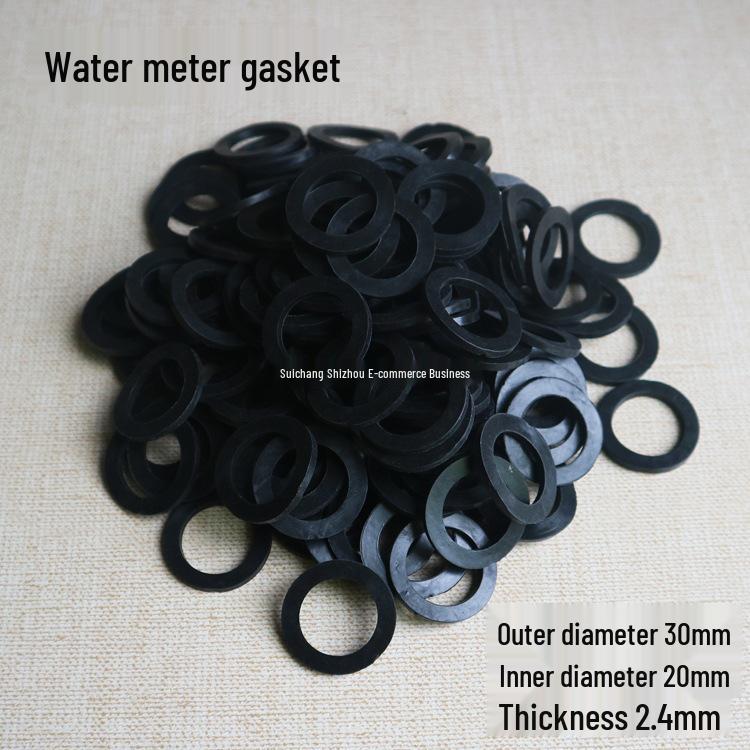 Rubber Gasket Washer for Shower Hose, Seal Ring, Outer Diameter 24mm/19mm, Faucet Flat Washer