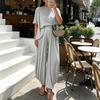 Two Piece Sets for Women Short Sleeve Crew Neck Top And Pants Tracksuit Lounge Set Casual Summer Vacation Outfits
