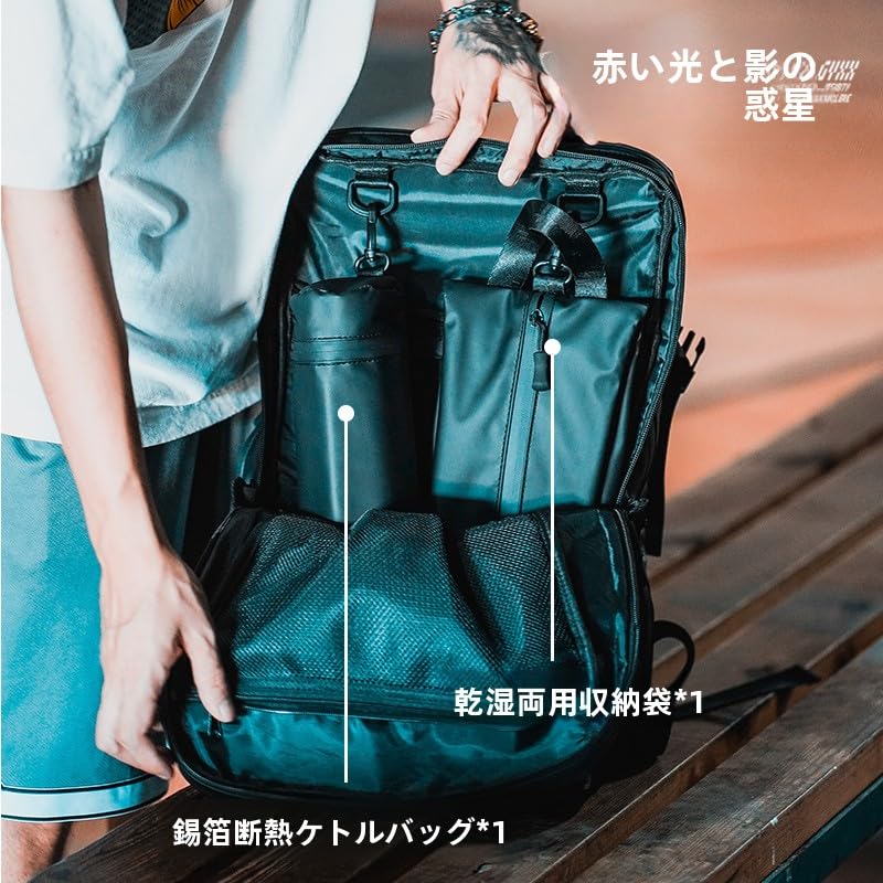 GYXXLight Shadow Planet Sky Venkovní batoh, Design s dvojitými ramenními popruhy, Taška na notebook, Háček na helmu, Vodotěsný, Multifunkční reflexní páska, Cyklistika,