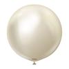 Balony Lateksowe Mirror White Gold, Złoty, 45 Cm, 25 Szt.