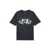 Jordan Logo Oversized Drop Shoulder T-Shirt Women Tops Gray Black IB7032-045