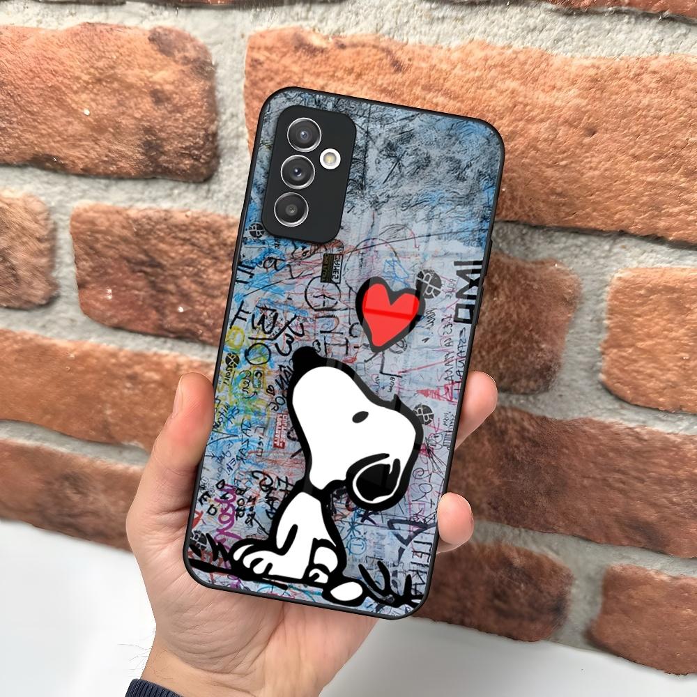 Cartoon Snoopy Dog Phone Case for Samsung A15 A25 A35 A55 A14 A12 A22 A32 A52 A11 A21 A31 A51 A05 A24 A34 A54 A13 23 A33 A53