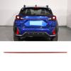 Red Carbon fiber Rear Door Trunk Trim Sticker Cover For Subaru Crosstrek 24+