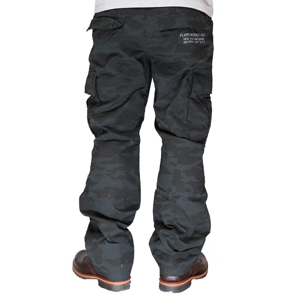 AVIREX Long Pants COTTON RIP STOP FATIGUE Ripstop Fatigue Pants 2XL 012 Black Camo PANTS/Cotton Men's 783-3910013