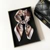 1116 Nuovo foulard quadrato in seta di alta moda con stampa leopardata retrò foulard quadrato da donna foulard decorativo in seta sintetica foulard per la testa