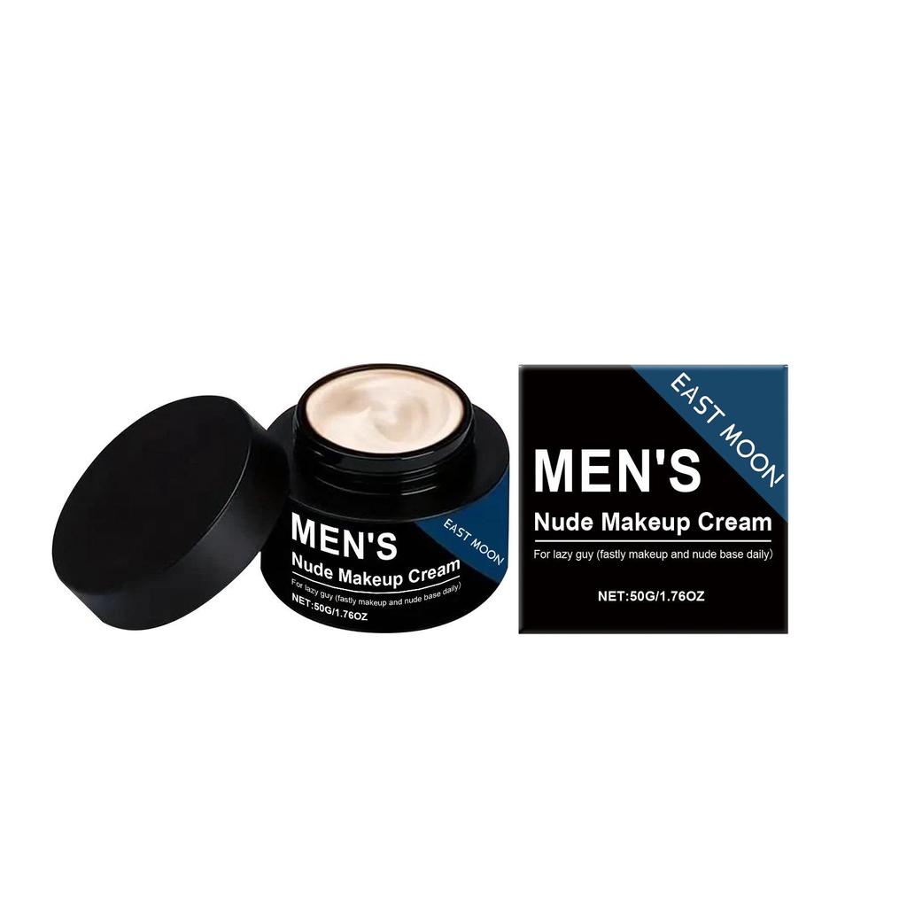 East Moon Men's Nude Light Moisturizing Concealing Cream - Translucent, Waterproof