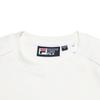 Fila Original Color Block Ribbed Raglan Sleeve Fashionable Versatile Regular Sleeve T-Shirt Women Tops Steam-White F51W639202FIV