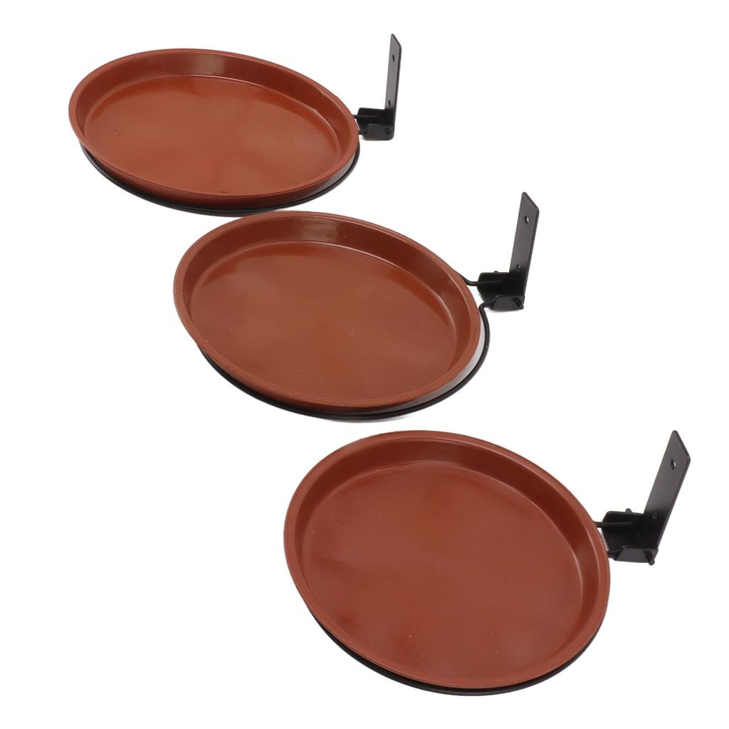 Tree Mounted Bird Feeder Tree Mounted Bird Bath Bowl with Heavy Duty Metal Ring for Backyard