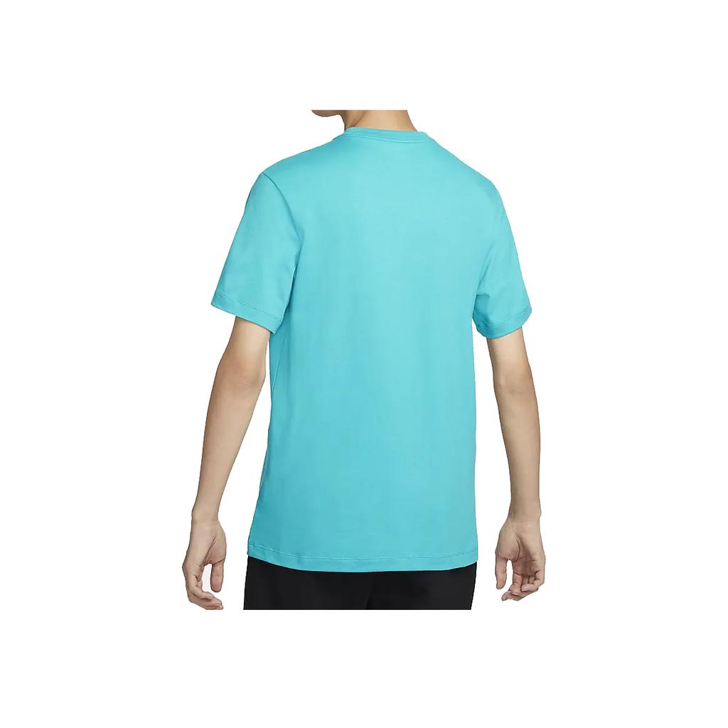 Nike Sportswear Letter Logo Casual Pullover Short Sleeve T-Shirt Men T-Shirts Cactus-Green AR5005-345