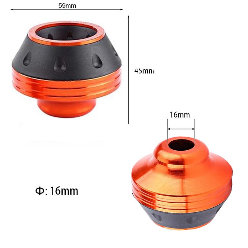 2Pcs Universal Motorcycle Wheel Protection Crash Pad Motorbike Crash Protectors Alloy Motocross Falling Front Fork Slider Cups