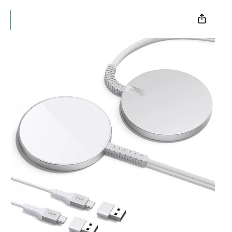 For Magsafe Charger Qi2 Wireless Charger Charging Pad for IPhone 16/15/14/13/12 Series AirPods 4/3/Pro 2 Phone Charging Part