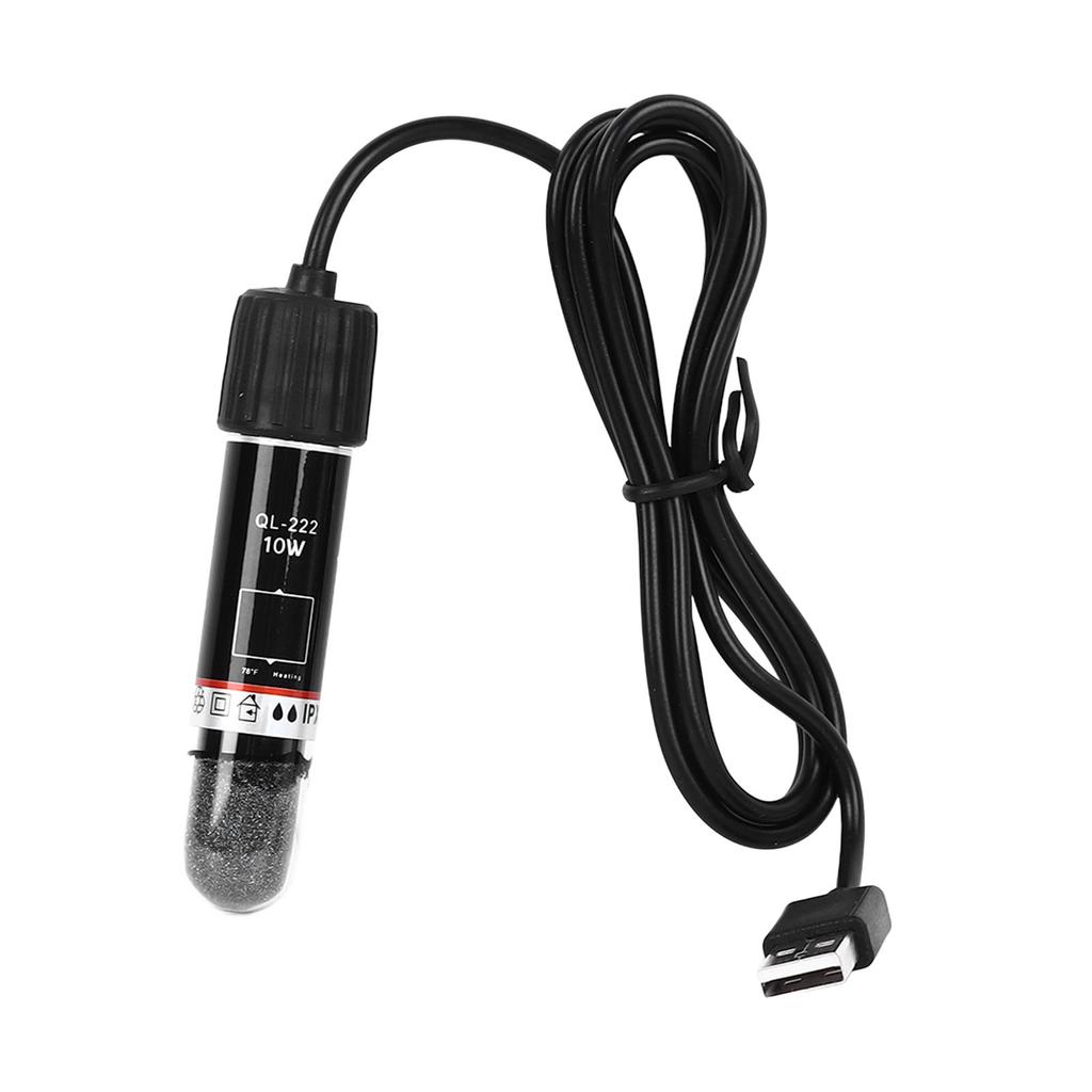 Small Aquarium Heater USB Heating Submersible Fish Tank Heater Low Voltage Constant Temperature