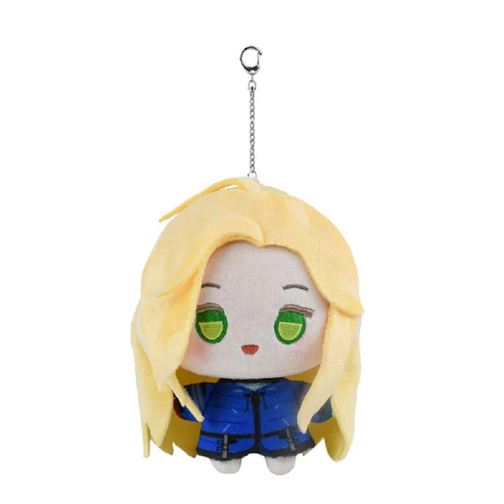 Neues 13cm Anime Pragmata Diana Plüsch Anhänger Gelbe Haare Mini Humanoider Stil Stofftier Schlüsselanhänger Spielzeug Anime Merchandise Geschenke 13cm