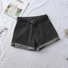 Fashion Women Denim Shorts Crimping High Waist Wide Leg Slim Summer Jeans Shorts Girls Sexy Shorts Pants