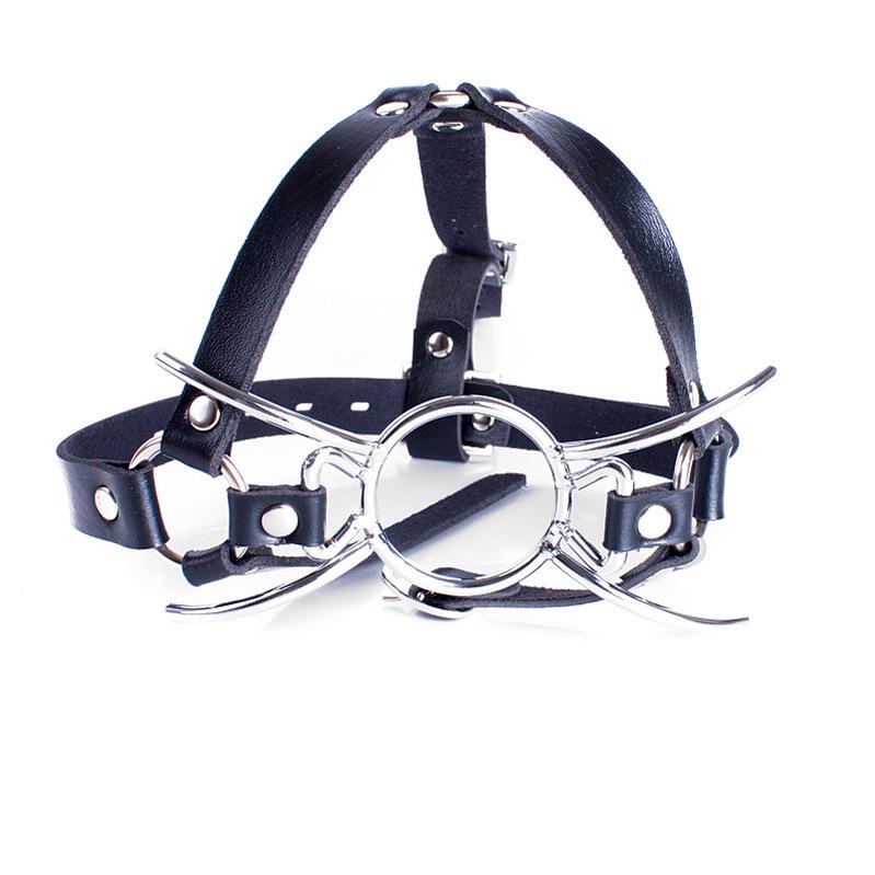 Ice Adult Erotic Female Slave Metal Spider Fork Mouth Gag Harness