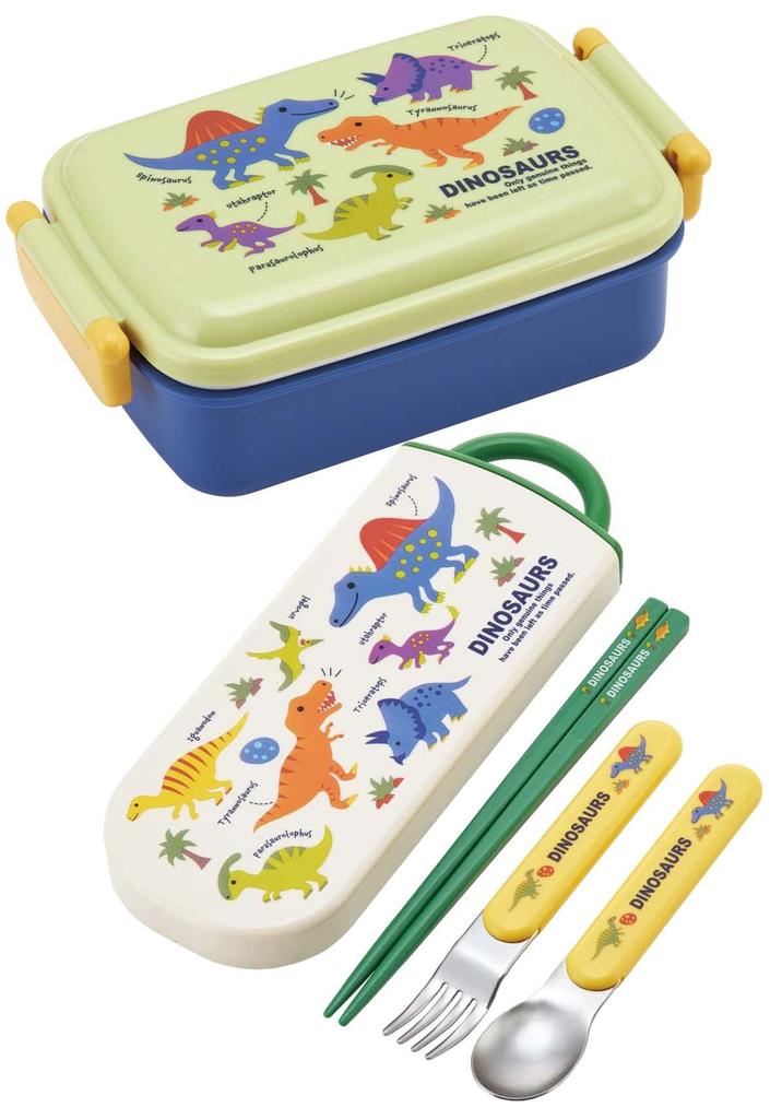 Skater Lunch with a Soft Single Made in Dinosaur Picture Dinosaur Design for Boys Children's Box, 450ml, Dome-Shaped Lid, Tier, Japan, Book,