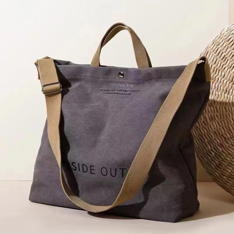 Plátěná crossbody taška Vysoce kvalitní plátno Velkokapacitní kabelka Taška na dojíždění Pánská Taška pro vysokoškoláka na dojíždění Jednoramenná taška