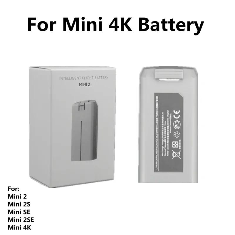 For Mini 4K Battery Capacity 2250mAh Compatible with Mini 2/4K/SE/2SE Series Drone Replace Battery Accessories Brand New