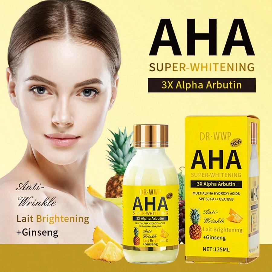 Arbutin Serum with Turmeric Extract Brightening Hydrating Facial Essence for Glowing Skin