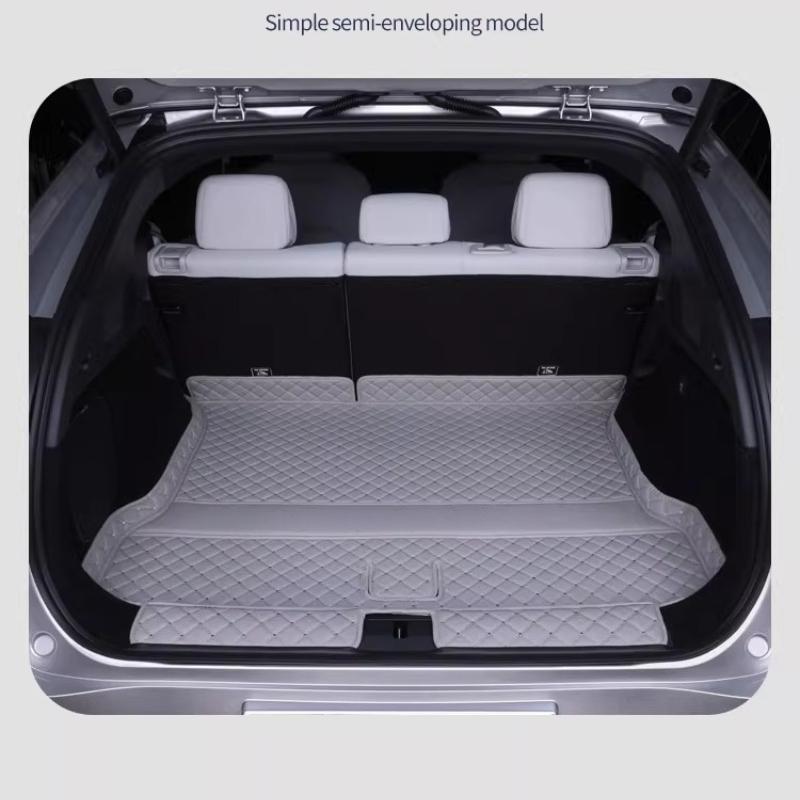 For Xpeng G6 2026 2025 2024 Car Boot Mat Rear Trunk Liner Cargo Protection Leather Trunk Mat Interior Modification Accessories