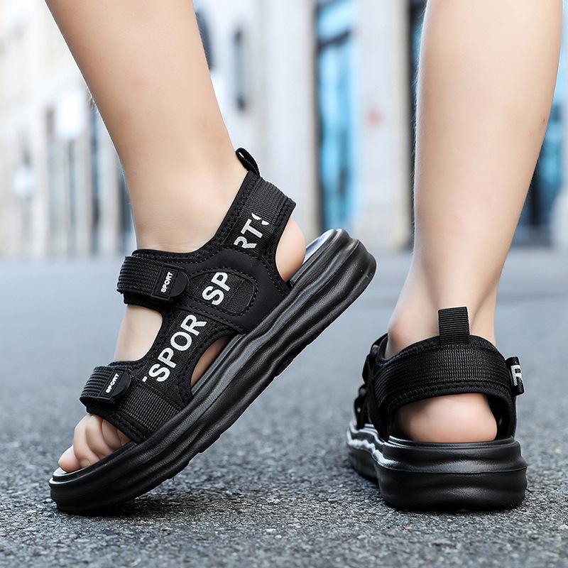 Cool Soft Sole Outdoor Boys' Sandals - Summer Versatile & Simple Style for Primary School Students