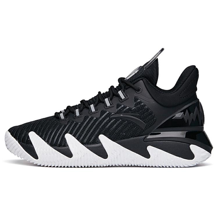 Anta Reverse Blade Low top Basketball Shoes Men s Black 112121616S-2 44.5