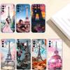 RE49 Paris Eiffel Tower Transparent Phone Case for Motorola Moto Edge 20 30 40 50 S30 Fusion Ultra Pro Neo Lite + G200 G23