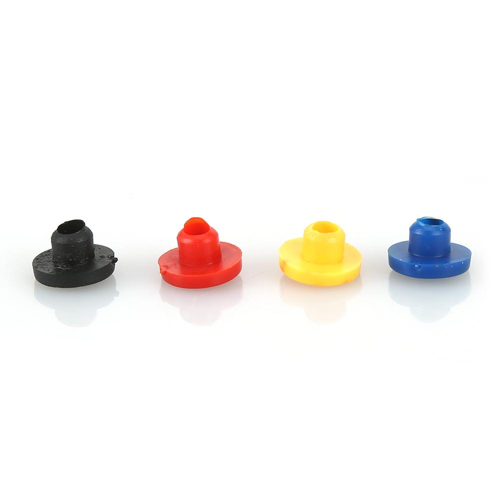 100pcs Colorful Rubber Grommet Nipples Tattoo Machine Needles Supplies