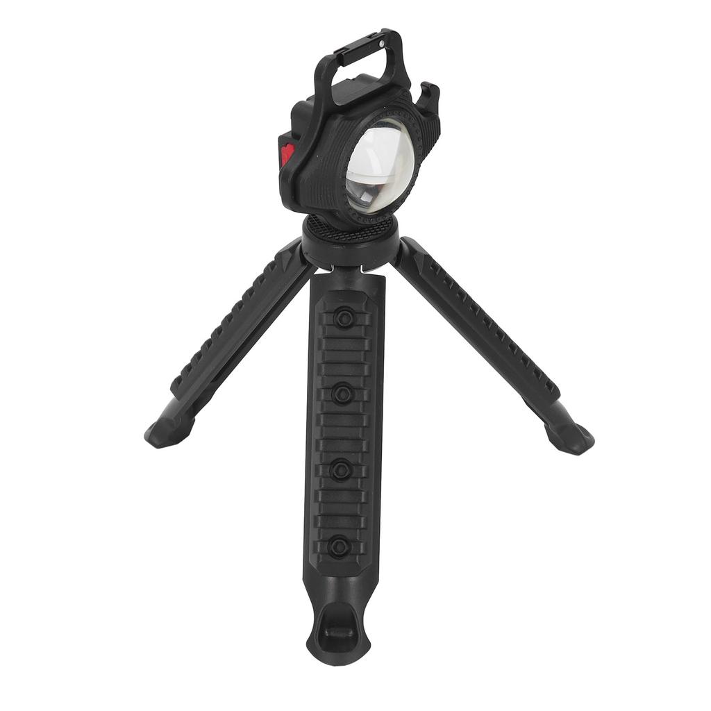 COB Small Flashlight 500LM Rechargeable Portable Mini Pocket Light with Folding Bracket for Fishing