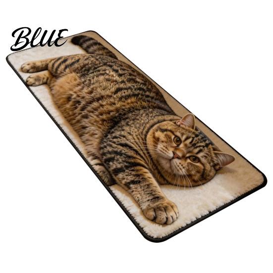 Non-slip Shower Carpet Cute Cat Shape Bathroom Rug 3D Simulation Modeling Soft Imitation Floor Mat Cashmere Absorbent Mat Decorative for Home Decor