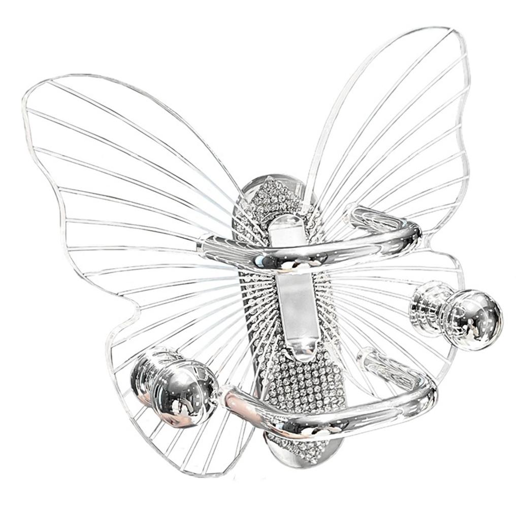 Luxurious Acrylic Comb Holder with Rhinestones Ornament Storage Rack Suitable for Stylish Women and Salon Professionals