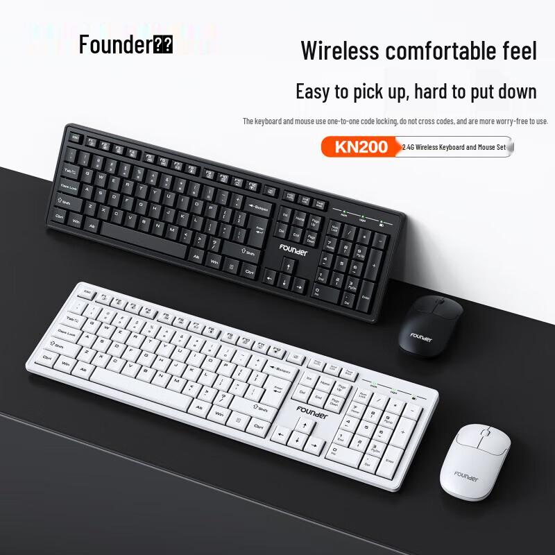 Founder KN200 Wireless Keyboard and Mouse Combo