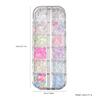3D Flower Petals Nail Art Glitter Set Transparent Nail Charms Decorations  Manicure Accessories