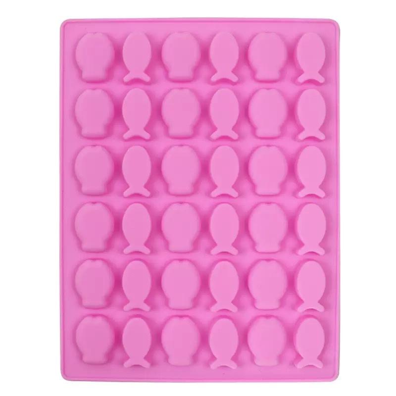 1pc Fish Silicone Cookies Mold Ice Cube Tray DIY Soap Form Chocolate Silicone Cake Molds