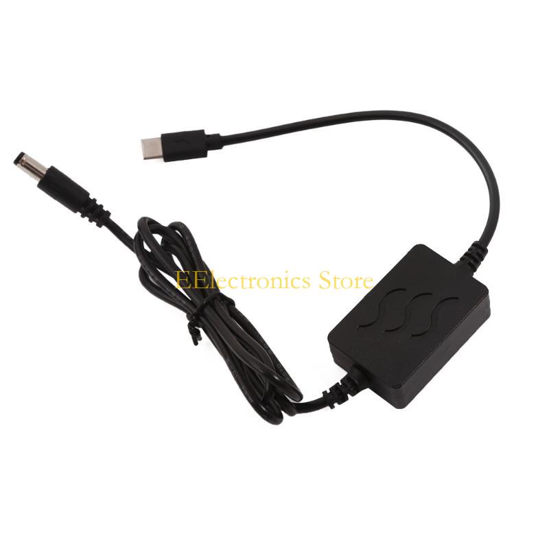 B03C USB C PD12V 15V 20V to 24V DC5.5x2.1mm Connector Power Cable Fast Charging for 24V Printers and Displays Led Lights